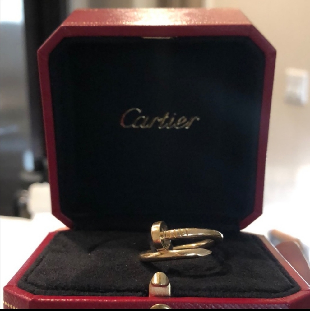 Cartier juste un clou ring size 56 PRICE is firm